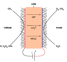 Reviewing anion exchange membrane (AEM) development for CO2 electrolyzers